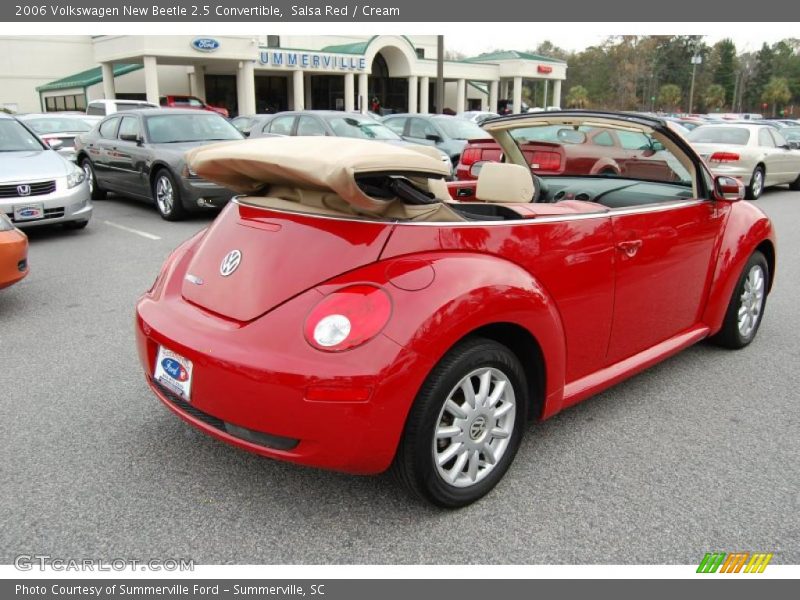 Salsa Red / Cream 2006 Volkswagen New Beetle 2.5 Convertible