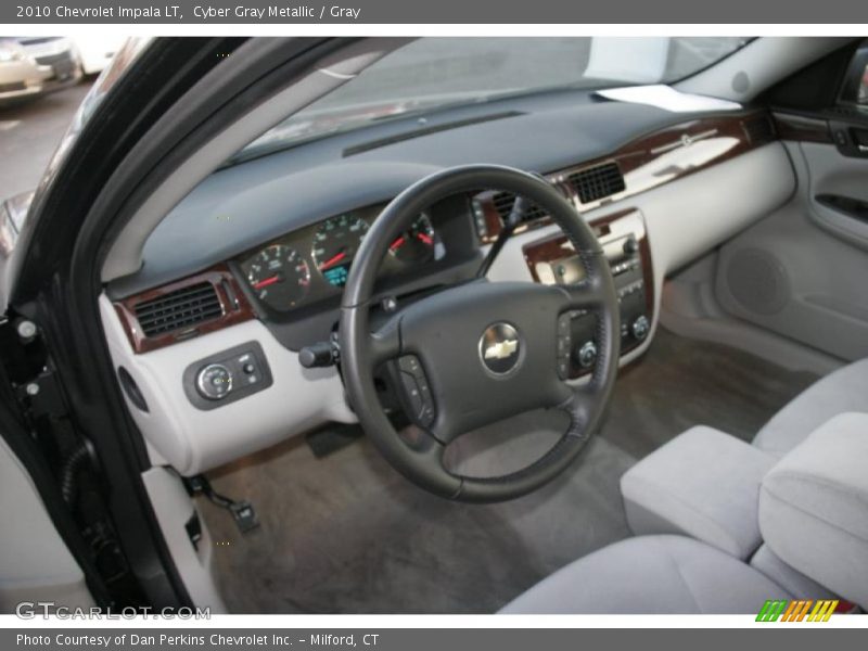 Cyber Gray Metallic / Gray 2010 Chevrolet Impala LT