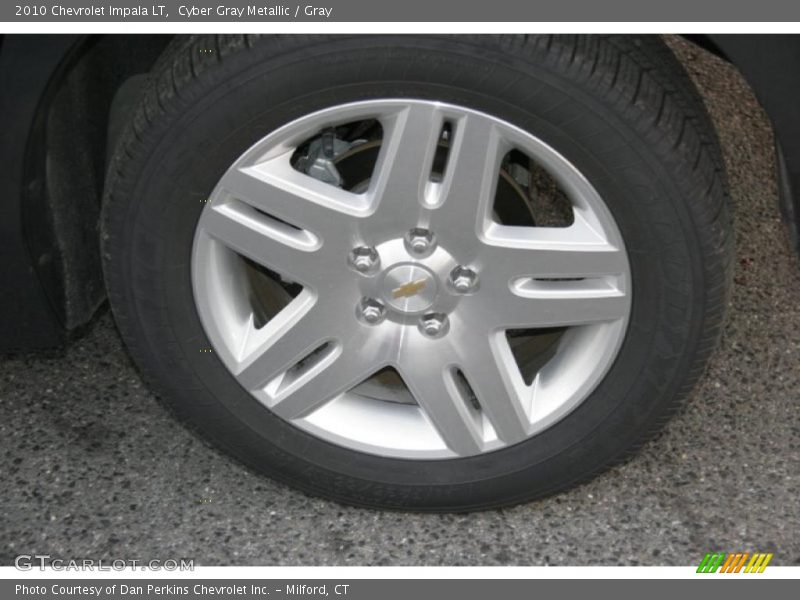 Cyber Gray Metallic / Gray 2010 Chevrolet Impala LT