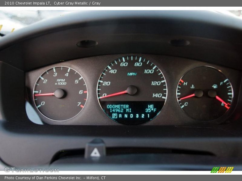 Cyber Gray Metallic / Gray 2010 Chevrolet Impala LT