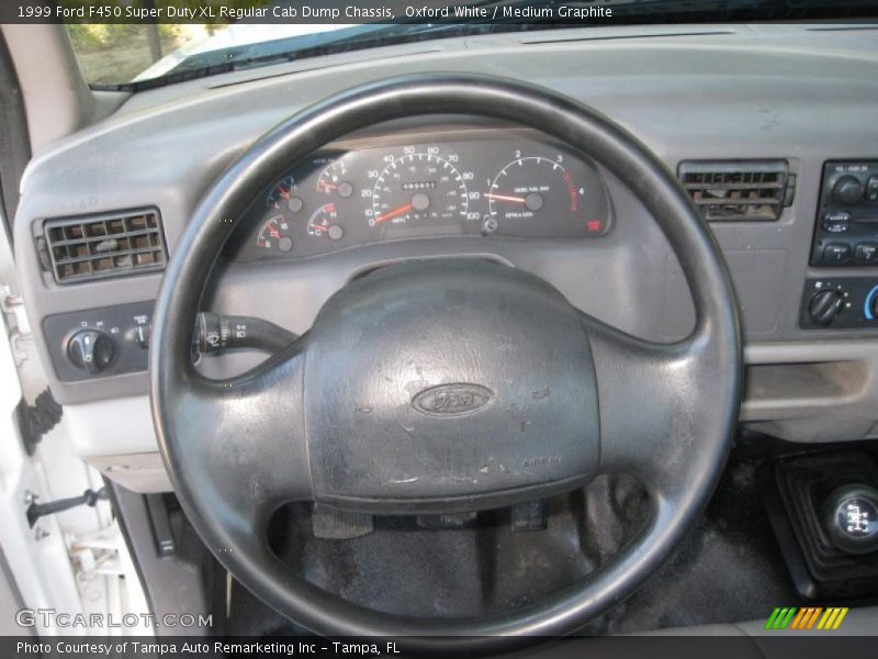  1999 F450 Super Duty XL Regular Cab Dump Chassis Steering Wheel