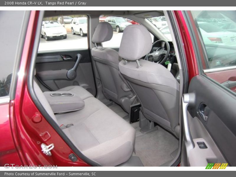 Tango Red Pearl / Gray 2008 Honda CR-V LX