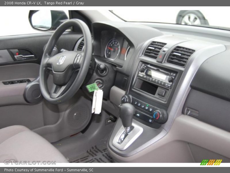 Tango Red Pearl / Gray 2008 Honda CR-V LX