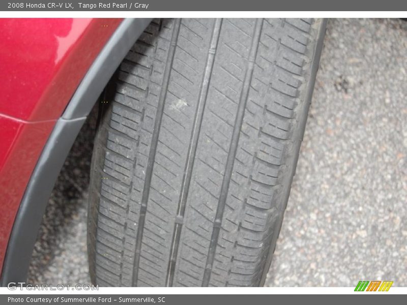Tango Red Pearl / Gray 2008 Honda CR-V LX