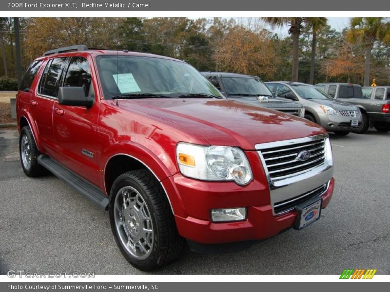 Redfire Metallic / Camel 2008 Ford Explorer XLT