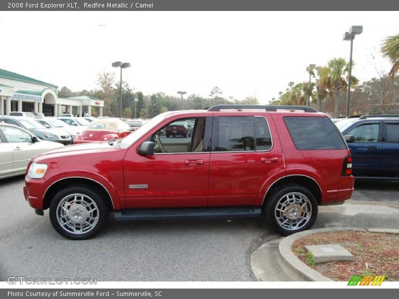 Redfire Metallic / Camel 2008 Ford Explorer XLT