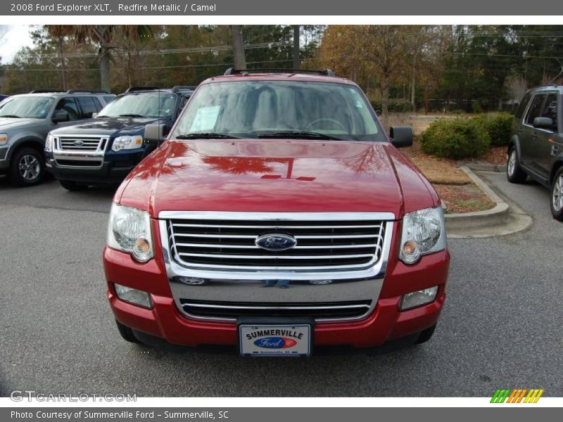Redfire Metallic / Camel 2008 Ford Explorer XLT