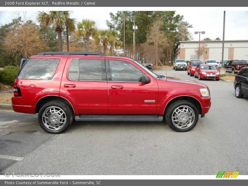 Redfire Metallic / Camel 2008 Ford Explorer XLT