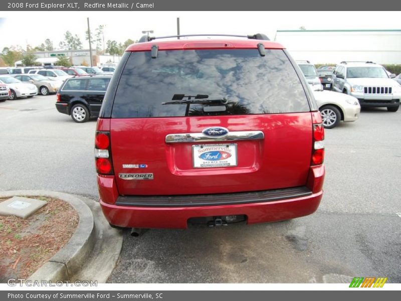 Redfire Metallic / Camel 2008 Ford Explorer XLT