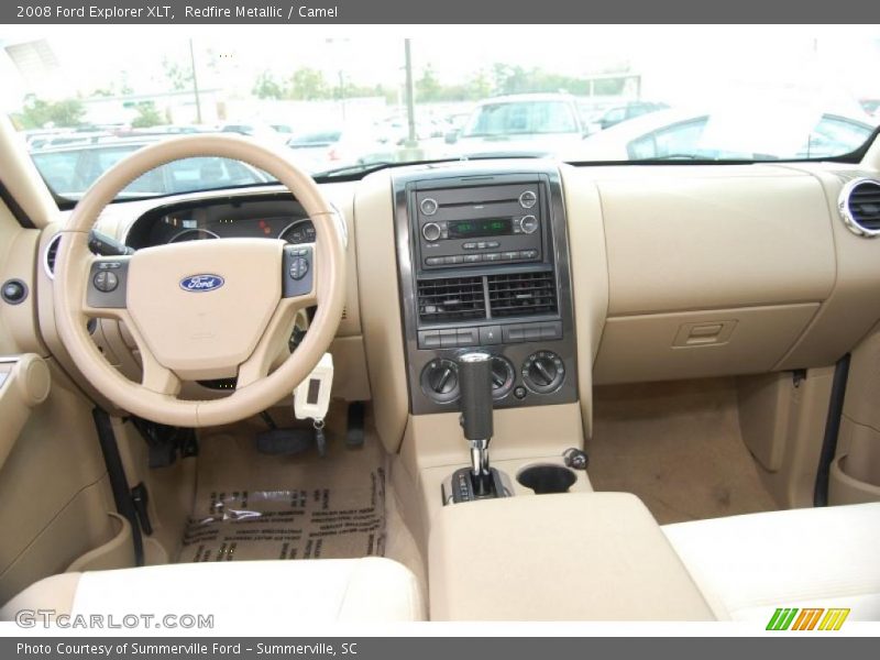 Redfire Metallic / Camel 2008 Ford Explorer XLT