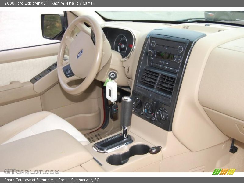 Redfire Metallic / Camel 2008 Ford Explorer XLT