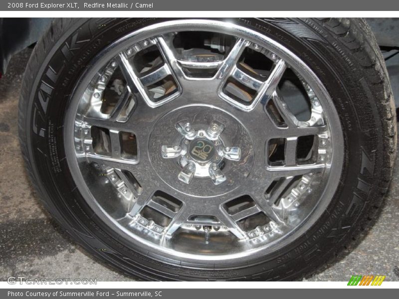 Redfire Metallic / Camel 2008 Ford Explorer XLT