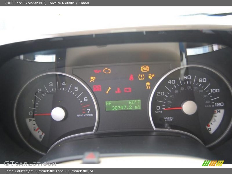 Redfire Metallic / Camel 2008 Ford Explorer XLT