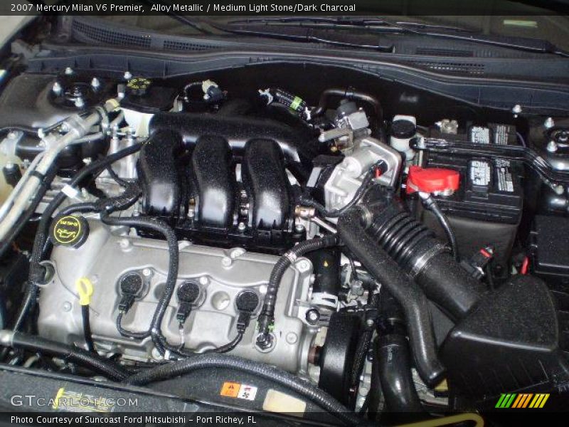 Alloy Metallic / Medium Light Stone/Dark Charcoal 2007 Mercury Milan V6 Premier
