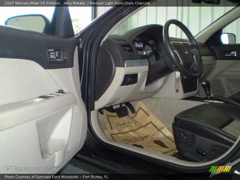Alloy Metallic / Medium Light Stone/Dark Charcoal 2007 Mercury Milan V6 Premier