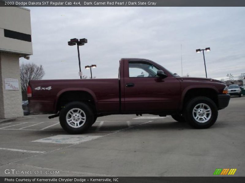 Dark Garnet Red Pearl / Dark Slate Gray 2003 Dodge Dakota SXT Regular Cab 4x4