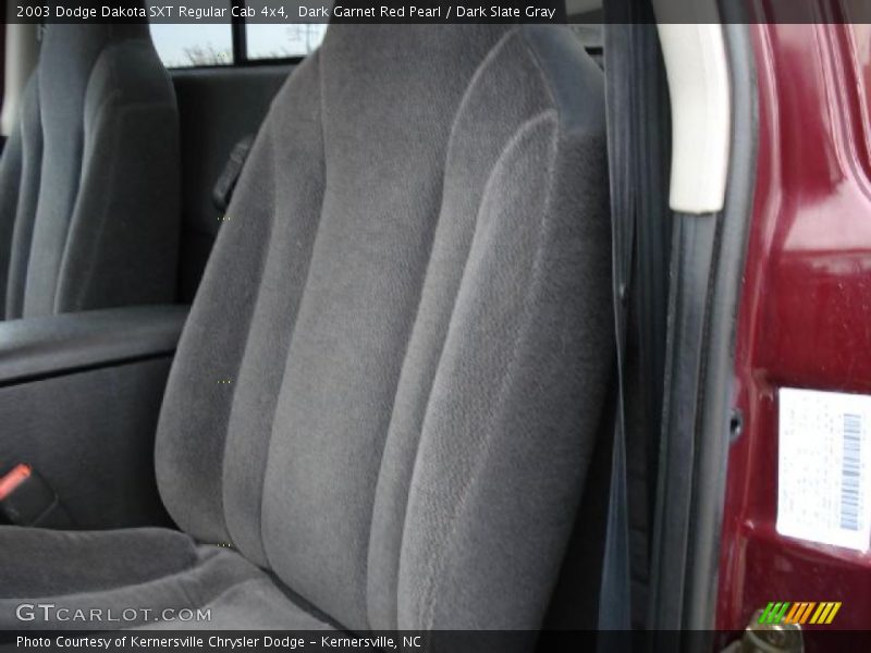 Dark Garnet Red Pearl / Dark Slate Gray 2003 Dodge Dakota SXT Regular Cab 4x4