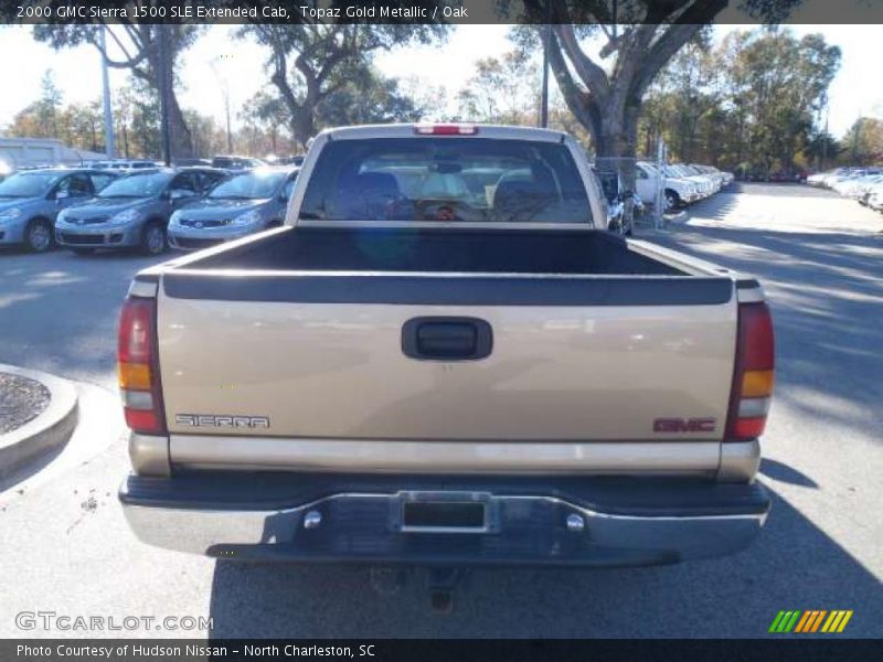 Topaz Gold Metallic / Oak 2000 GMC Sierra 1500 SLE Extended Cab