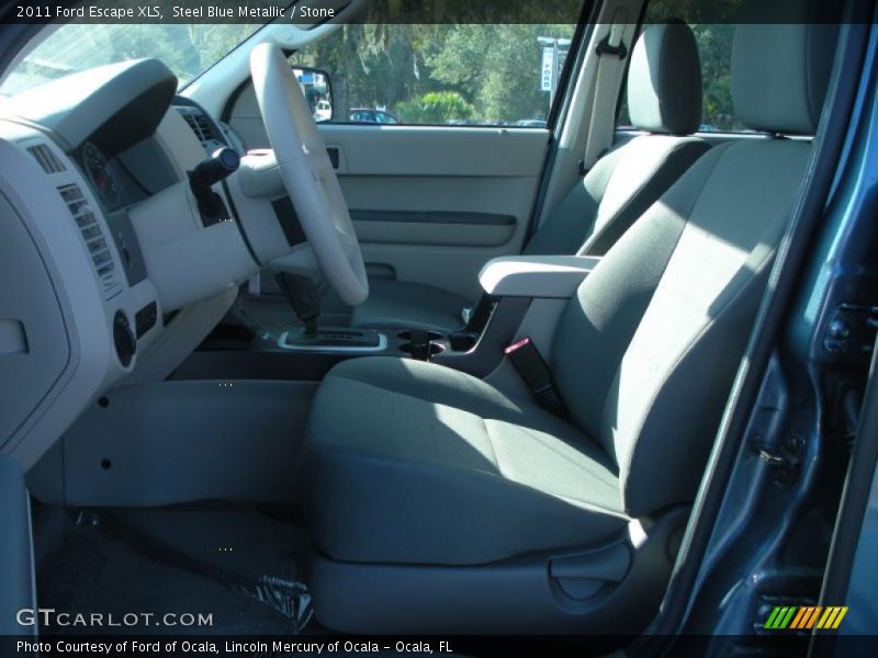 Steel Blue Metallic / Stone 2011 Ford Escape XLS