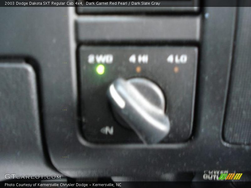 Dark Garnet Red Pearl / Dark Slate Gray 2003 Dodge Dakota SXT Regular Cab 4x4