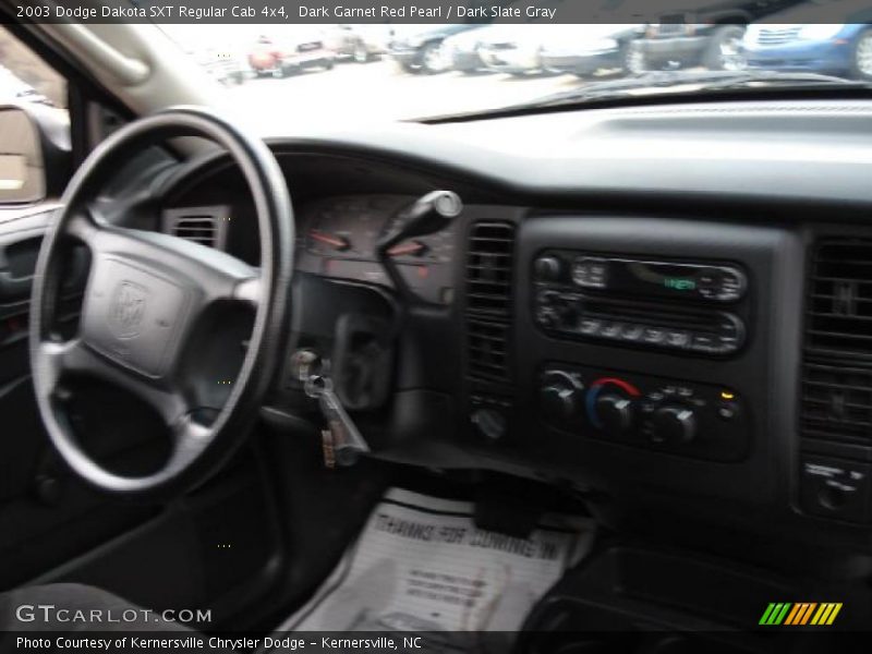 Dark Garnet Red Pearl / Dark Slate Gray 2003 Dodge Dakota SXT Regular Cab 4x4