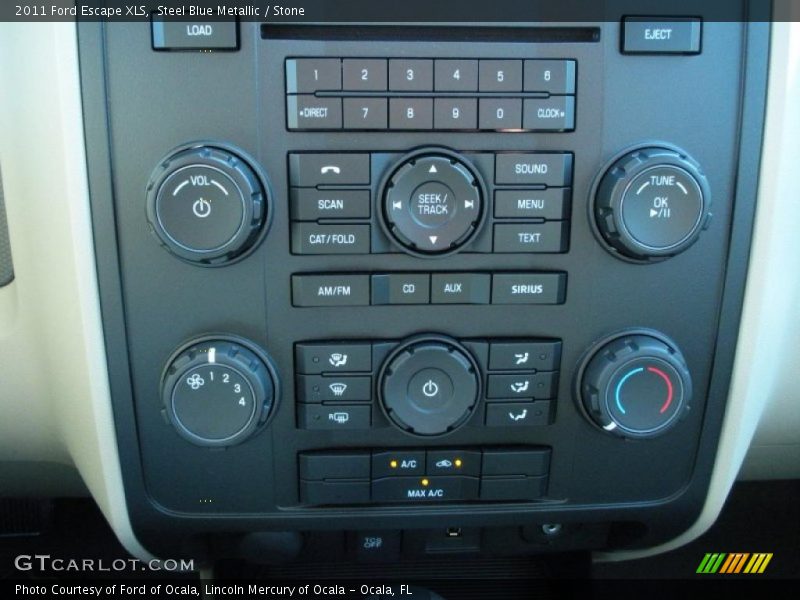 Controls of 2011 Escape XLS