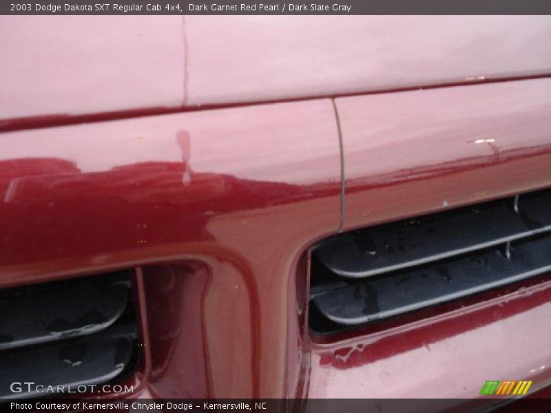 Dark Garnet Red Pearl / Dark Slate Gray 2003 Dodge Dakota SXT Regular Cab 4x4