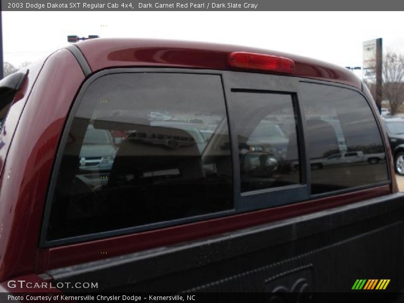 Dark Garnet Red Pearl / Dark Slate Gray 2003 Dodge Dakota SXT Regular Cab 4x4