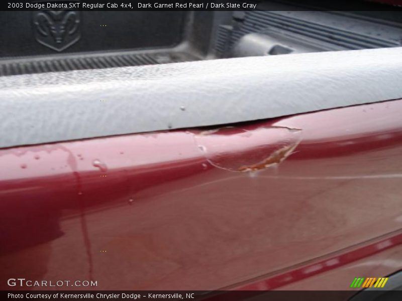 Dark Garnet Red Pearl / Dark Slate Gray 2003 Dodge Dakota SXT Regular Cab 4x4