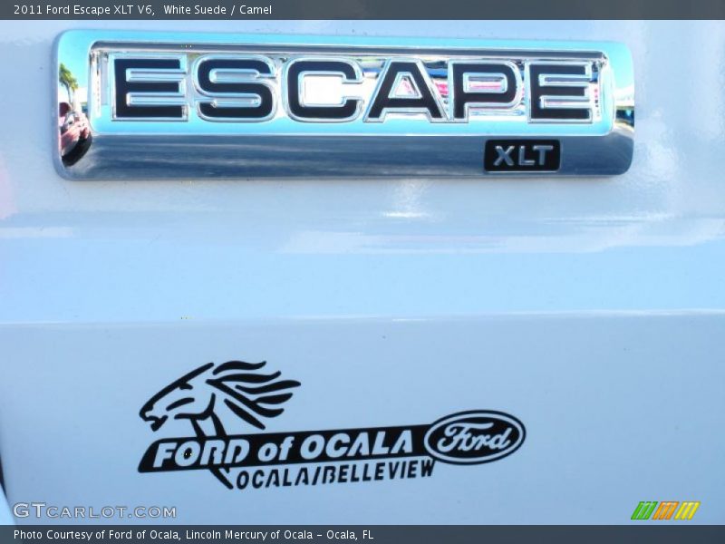 White Suede / Camel 2011 Ford Escape XLT V6