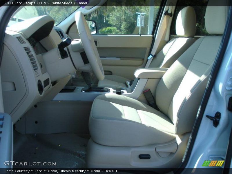 White Suede / Camel 2011 Ford Escape XLT V6