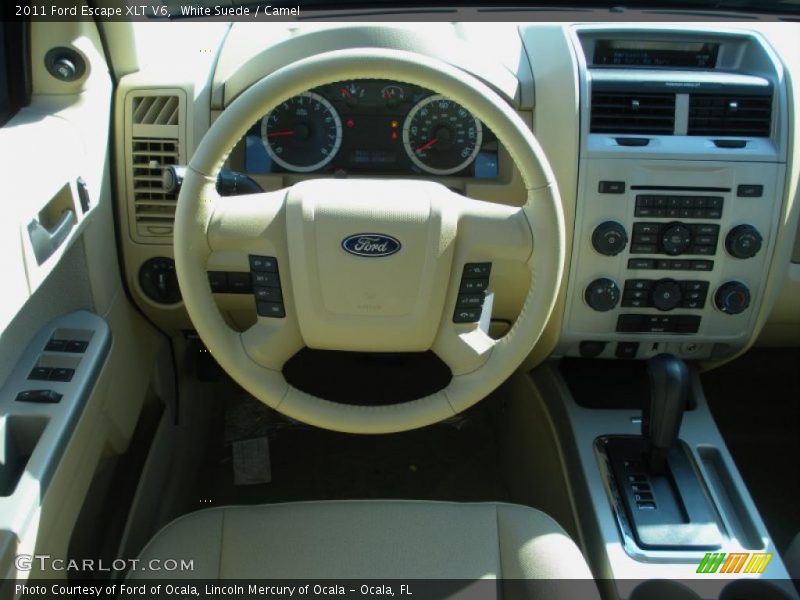 White Suede / Camel 2011 Ford Escape XLT V6