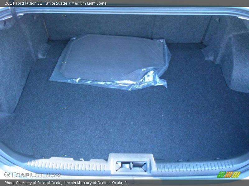 White Suede / Medium Light Stone 2011 Ford Fusion SE