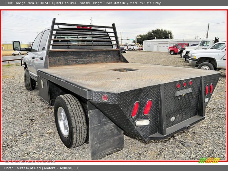 Bright Silver Metallic / Medium Slate Gray 2006 Dodge Ram 3500 SLT Quad Cab 4x4 Chassis