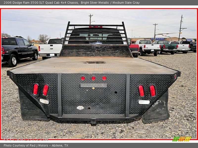 Bright Silver Metallic / Medium Slate Gray 2006 Dodge Ram 3500 SLT Quad Cab 4x4 Chassis