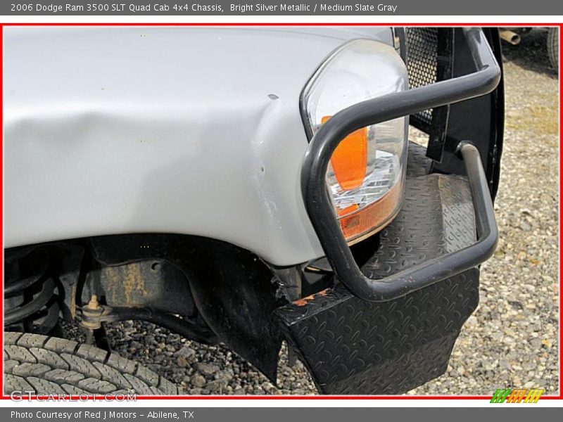 Bright Silver Metallic / Medium Slate Gray 2006 Dodge Ram 3500 SLT Quad Cab 4x4 Chassis