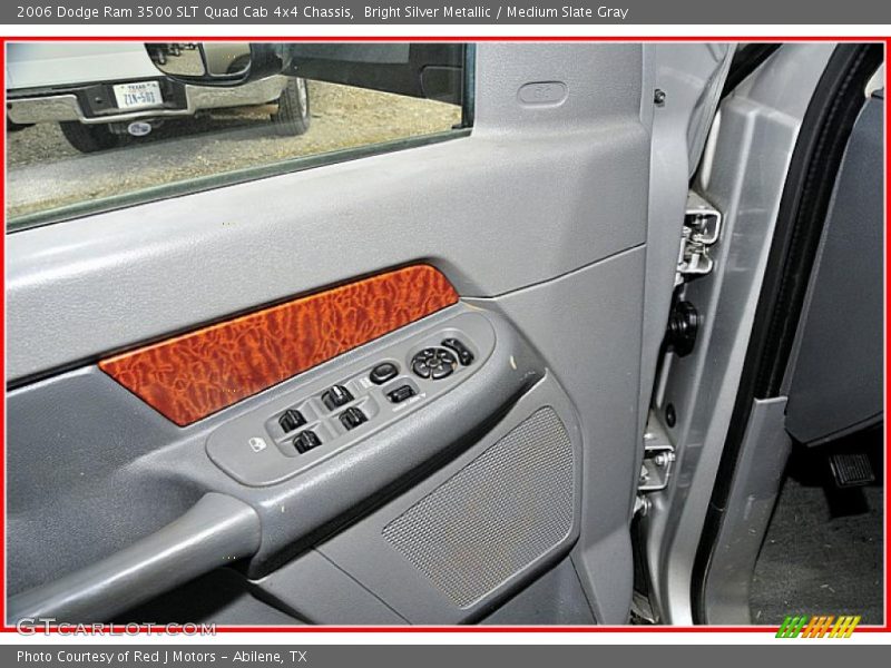 Bright Silver Metallic / Medium Slate Gray 2006 Dodge Ram 3500 SLT Quad Cab 4x4 Chassis