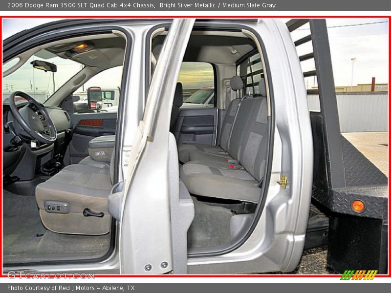Bright Silver Metallic / Medium Slate Gray 2006 Dodge Ram 3500 SLT Quad Cab 4x4 Chassis