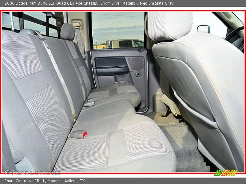 Bright Silver Metallic / Medium Slate Gray 2006 Dodge Ram 3500 SLT Quad Cab 4x4 Chassis