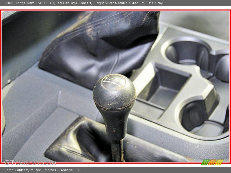 Bright Silver Metallic / Medium Slate Gray 2006 Dodge Ram 3500 SLT Quad Cab 4x4 Chassis