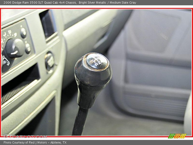 Bright Silver Metallic / Medium Slate Gray 2006 Dodge Ram 3500 SLT Quad Cab 4x4 Chassis