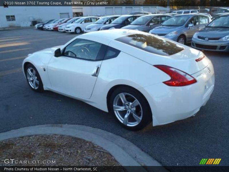 Pearl White / Gray Leather 2010 Nissan 370Z Touring Coupe