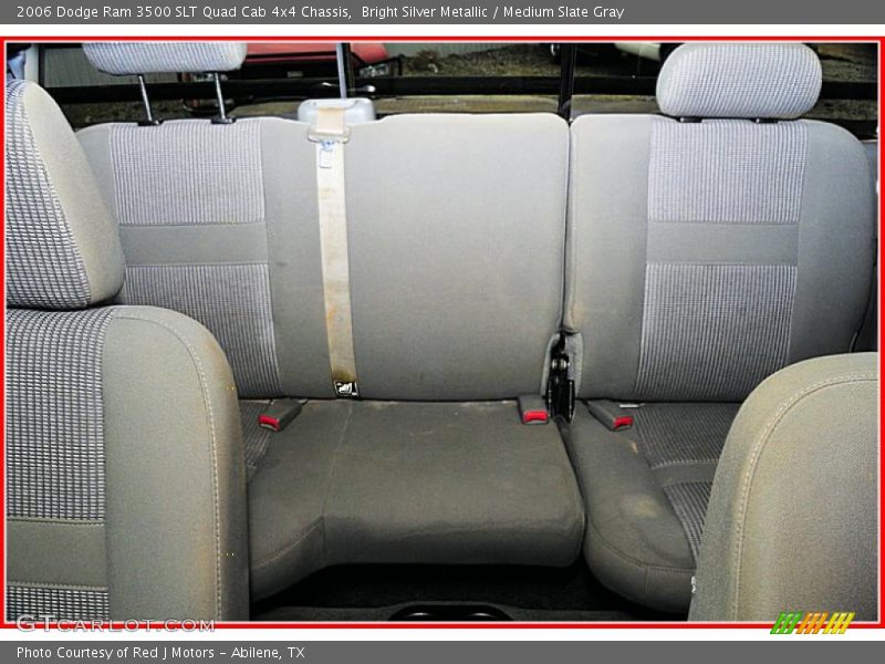 Bright Silver Metallic / Medium Slate Gray 2006 Dodge Ram 3500 SLT Quad Cab 4x4 Chassis