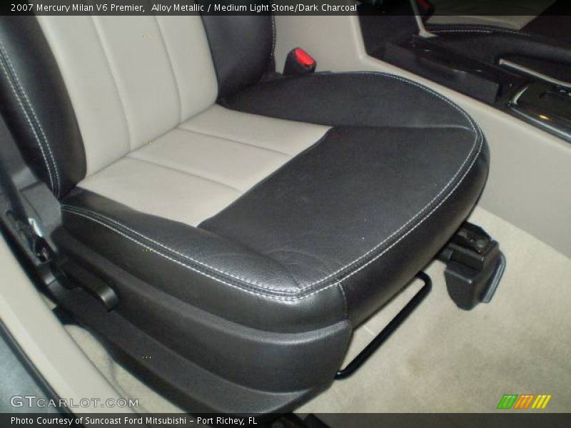 Alloy Metallic / Medium Light Stone/Dark Charcoal 2007 Mercury Milan V6 Premier