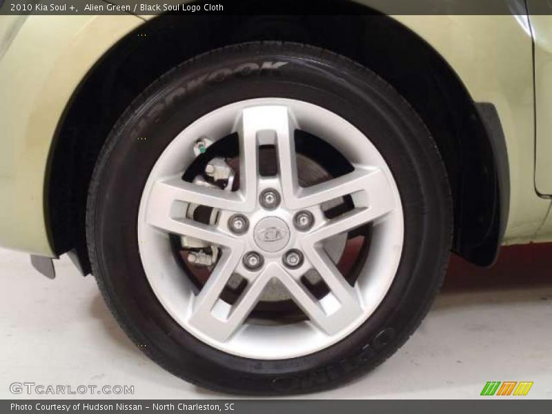 Alien Green / Black Soul Logo Cloth 2010 Kia Soul +
