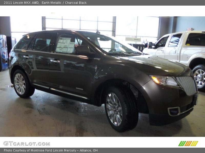 Earth Metallic / Charcoal Black 2011 Lincoln MKX AWD