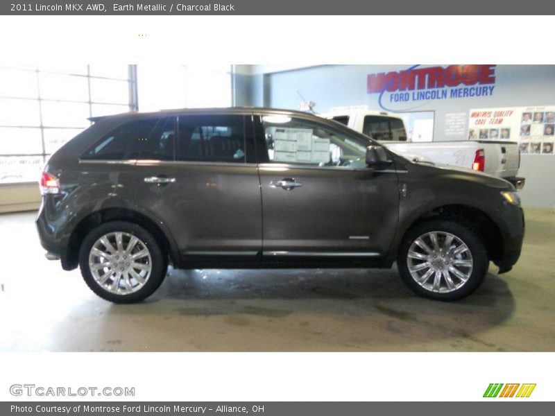 Earth Metallic / Charcoal Black 2011 Lincoln MKX AWD