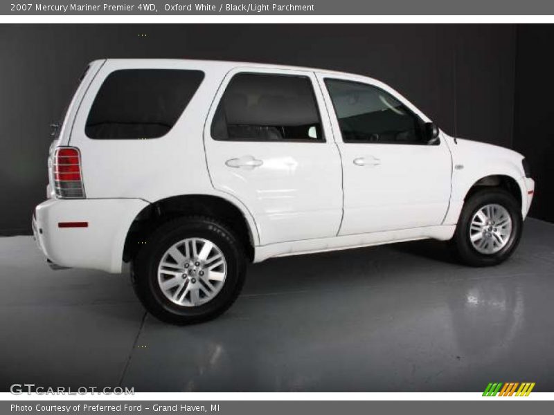 Oxford White / Black/Light Parchment 2007 Mercury Mariner Premier 4WD