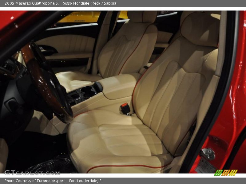  2009 Quattroporte S Sabbia Interior