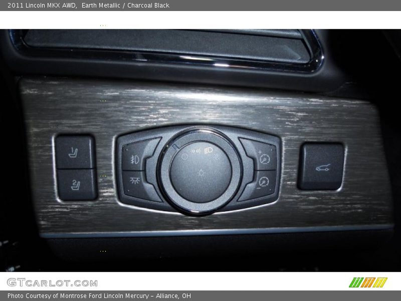 Controls of 2011 MKX AWD